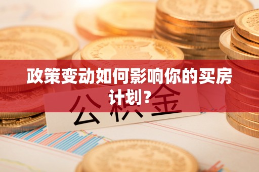 南陵政策变动如何影响你的买房计划？