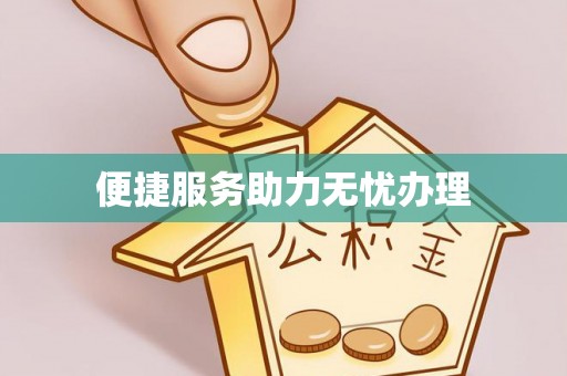 南陵便捷服务助力无忧办理