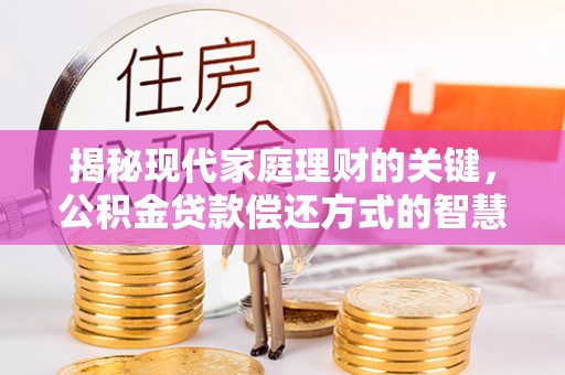 南陵揭秘现代家庭理财的关键，公积金贷款偿还方式的智慧选择