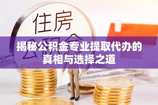 南陵揭秘公积金专业提取代办的真相与选择之道