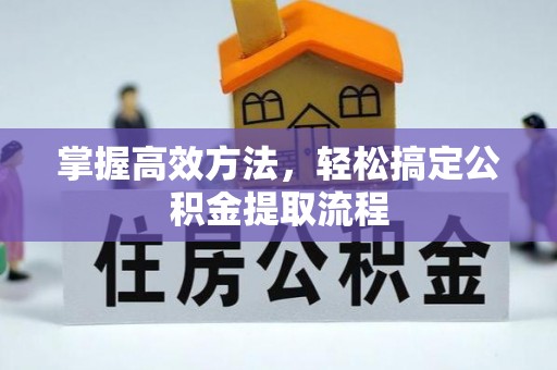 南陵掌握高效方法，轻松搞定公积金提取流程