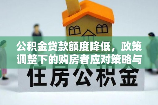 南陵公积金贷款额度降低，政策调整下的购房者应对策略与未来趋势