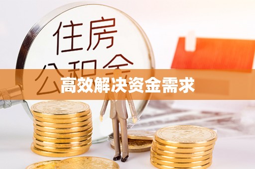南陵高效解决资金需求