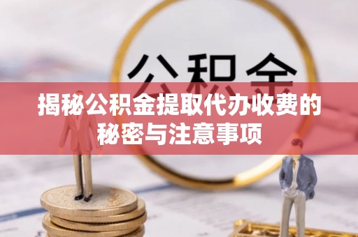 南陵揭秘公积金提取代办收费的秘密与注意事项