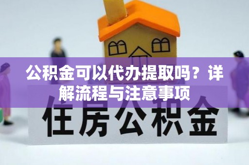 南陵公积金可以代办提取吗？详解流程与注意事项