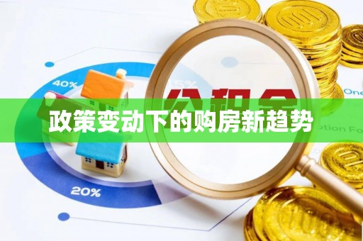 南陵政策变动下的购房新趋势