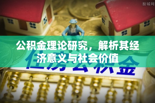 南陵公积金理论研究，解析其经济意义与社会价值