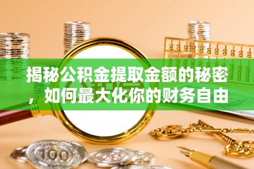 南陵揭秘公积金提取金额的秘密，如何最大化你的财务自由