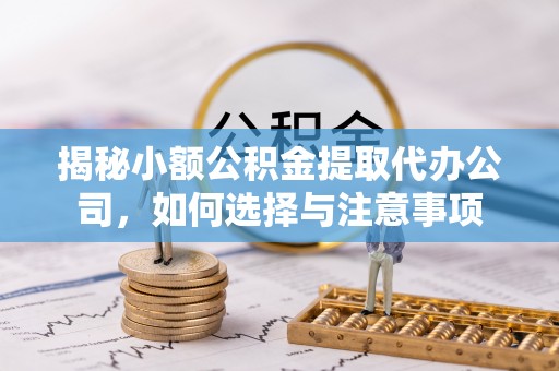 南陵揭秘小额公积金提取代办公司，如何选择与注意事项