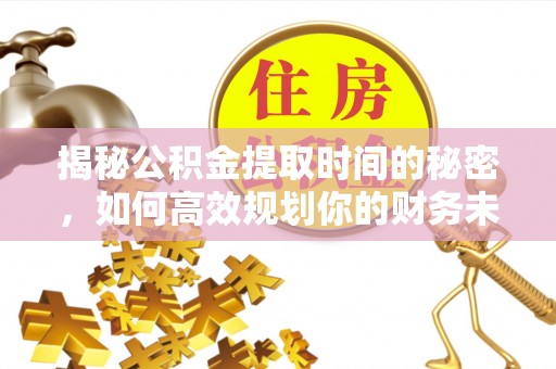 南陵揭秘公积金提取时间的秘密，如何高效规划你的财务未来