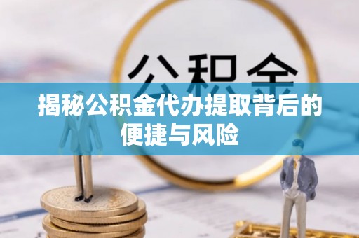 南陵揭秘公积金代办提取背后的便捷与风险