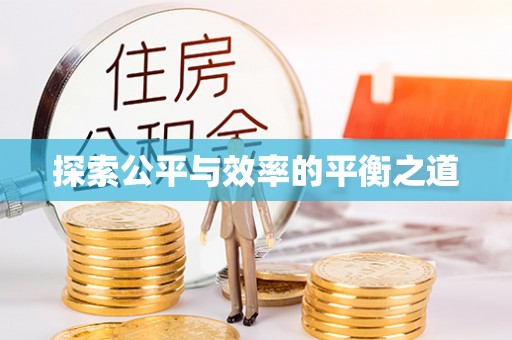 南陵探索公平与效率的平衡之道