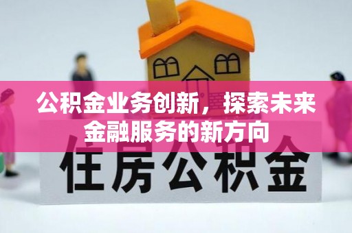 南陵公积金业务创新，探索未来金融服务的新方向