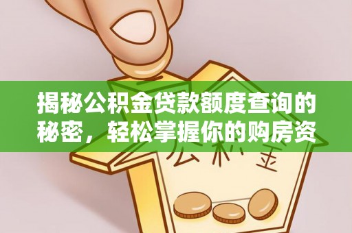 南陵揭秘公积金贷款额度查询的秘密，轻松掌握你的购房资金
