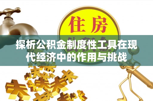 南陵探析公积金制度性工具在现代经济中的作用与挑战