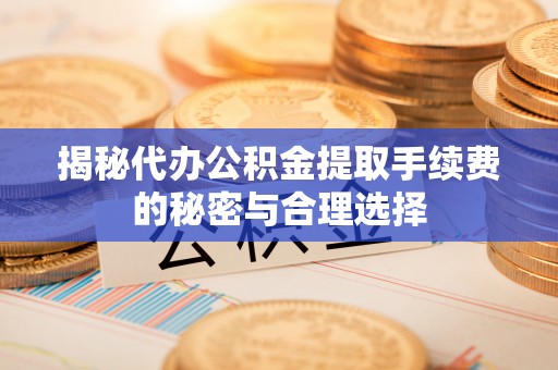 南陵揭秘代办公积金提取手续费的秘密与合理选择
