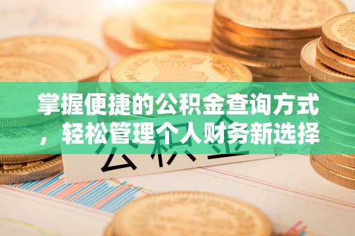 南陵掌握便捷的公积金查询方式，轻松管理个人财务新选择