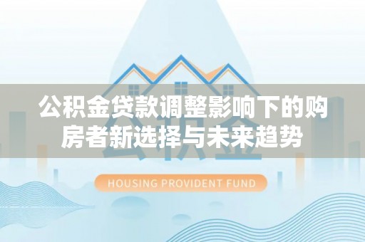 南陵公积金贷款调整影响下的购房者新选择与未来趋势