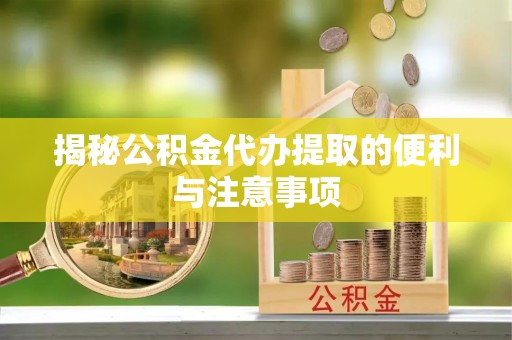 南陵揭秘公积金代办提取的便利与注意事项