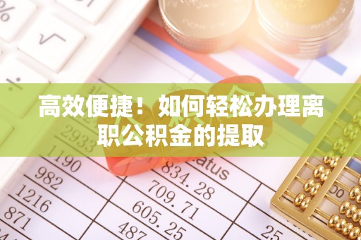 南陵高效便捷！如何轻松办理离职公积金的提取