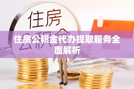 南陵住房公积金代办提取服务全面解析